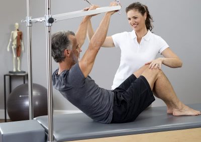 Balanced Body Pilates Trapeze Table (Cadillac) w użyciu