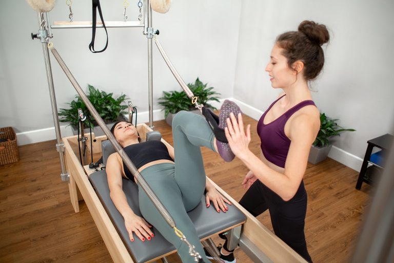 Reformer Trapeze Combination w użyciu