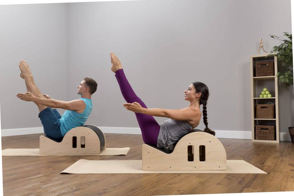 Balanced Body Pilates Clara Step Barrel w użyciu