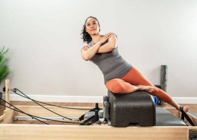 Balanced Body Pilates Sitting Box Lite w użyciu