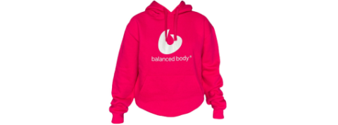 Bluza Balanced Body z logo, dostęp do słuchawek, miękka tkanina.