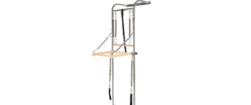 Ścienny stelaż do Pilates Tower z nierdzewnej stali, 23 punkty mocowania.