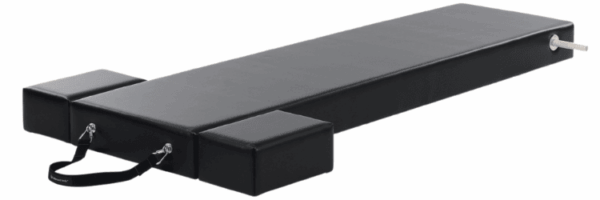 Elevated exercise platform with CenterLine system for Pilates