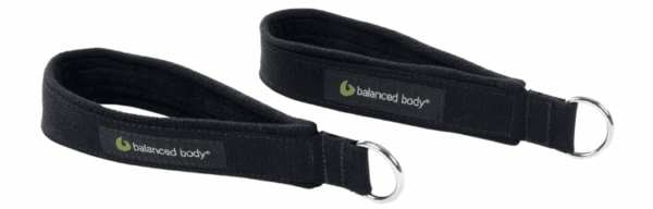 Pętle Single z D-ringiem od Balanced Body, przedstawione w kolorze czarnym.