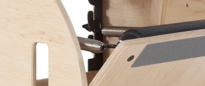 Cactus Resistance System springs on Pilates equipment by Balanced Body Polska.