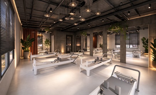 Pilates studio visualization