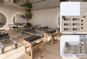 projektowanie studia pilates