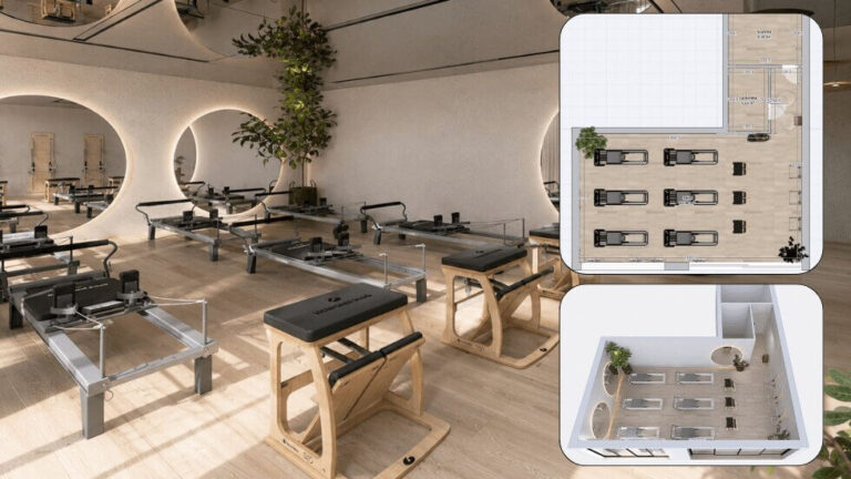 projektowanie studia pilates